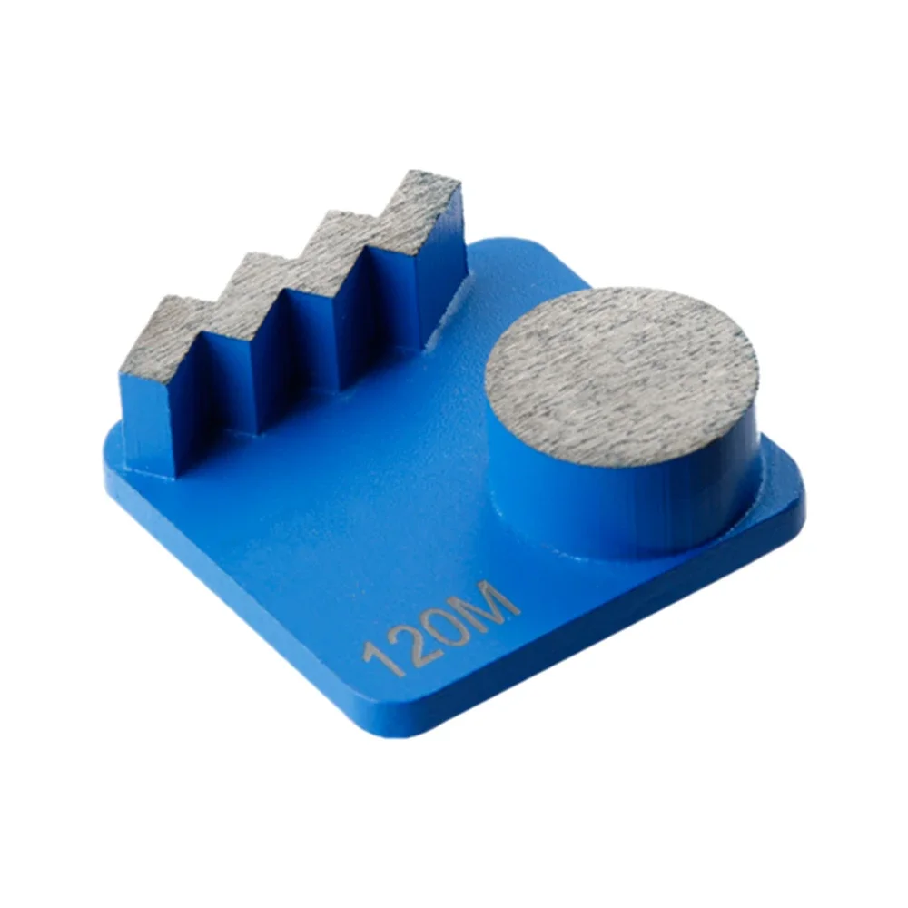 Round Grinding Bar And Zigzag Step Segment Redi Lock Diamond Plates GBHusqvarna Metal Floor Polishing Tools 12PCS