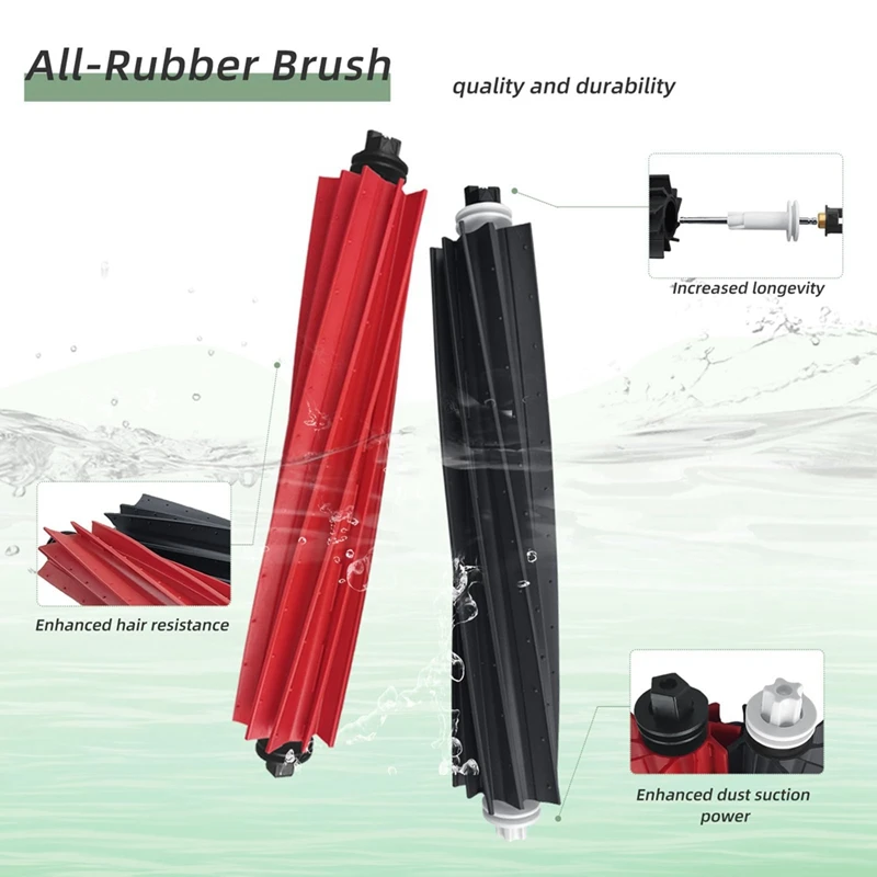 อะไหล่สำหรับ roborock Q5 Pro, Q5 Pro +, Q8 MAX, Q8 Max + อะไหล่เครื่องดูดฝุ่น