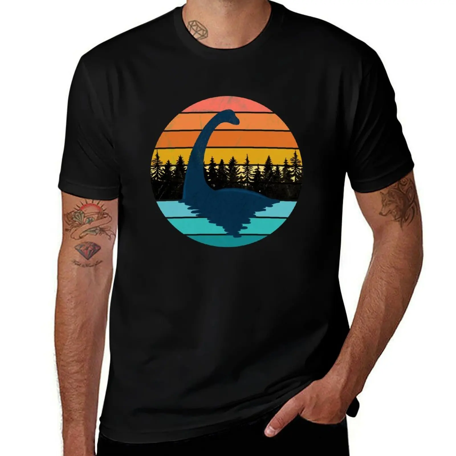

shirts Monster shirts t funny t man with shirts t cotton Ness funny Loch prints T-Shirt