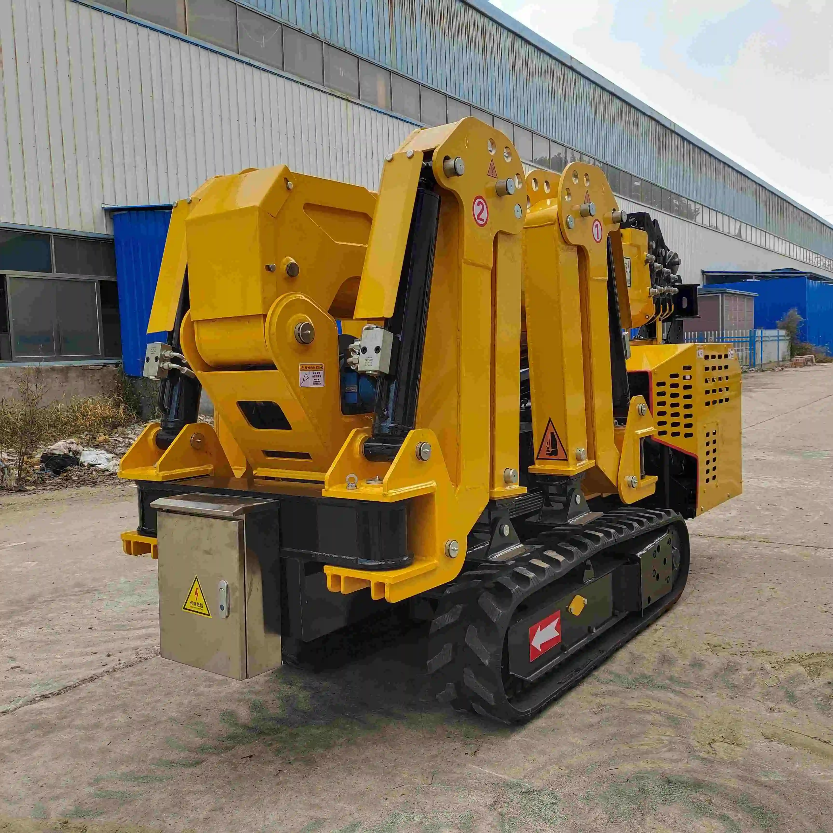 المصنع مباشرة توريد الزاحف العنكبوت كرين رافعة عنكبوتية صغيرة لتشغيل داخلي على السطح رافعة عنكبوت ذاتية الدفع #5