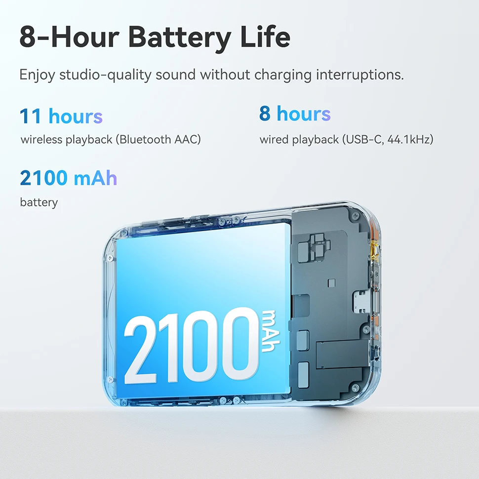 Amplificatore per cuffie portatile Khadas Tea Pro con display magnetico/0,95"/BT5.4/2100mAh/ESS ES9039Q2M, supporto PCM 768/DSD 512/3.5/4.4mm