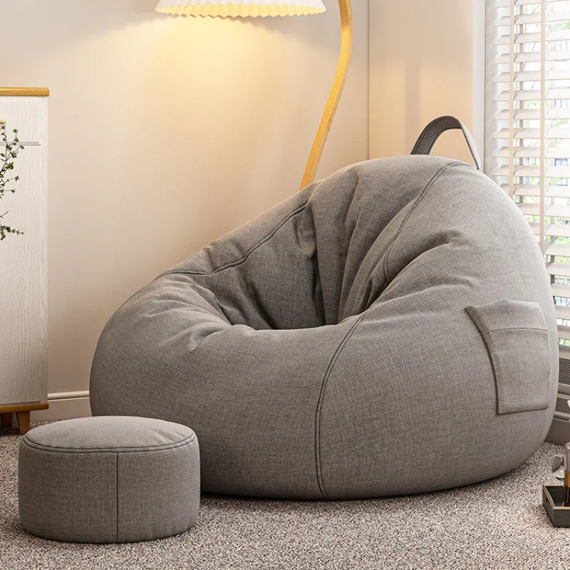 Bean Bag Sofas Mid Century Furniture Plushies Reclining Lazy Sofa Bags Ground Relaxing Relax Armchair Modular Small Chair Home