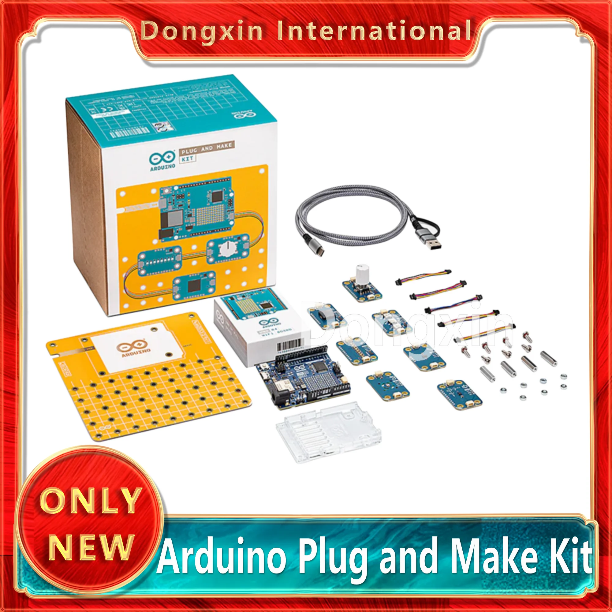 In stock, the original Italian Arduino Plug and Make Kit AKX00069 development Kit