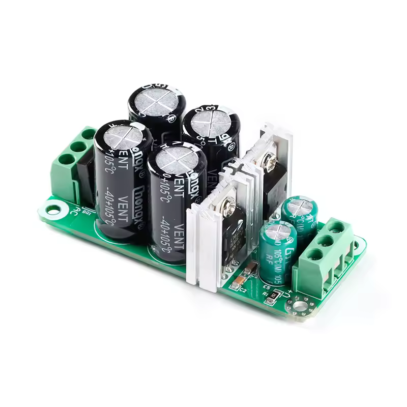 Positive and negative rectification filter board, operational amplifier power supply, dual power supply, stable voltage 12V15V