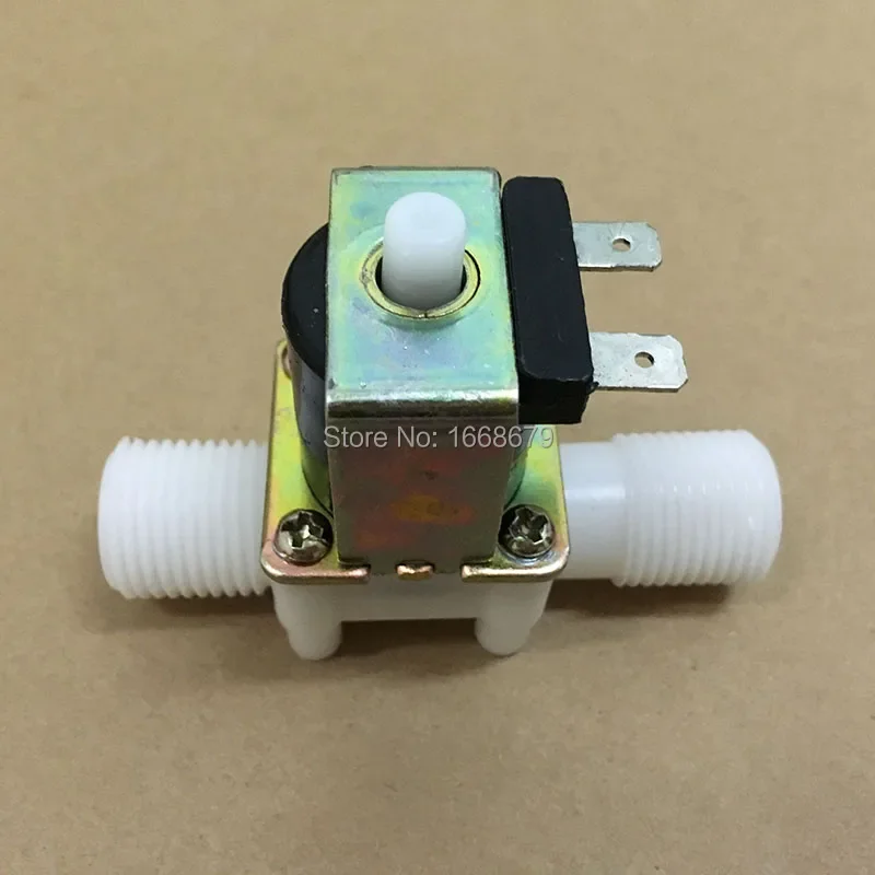 

EBOWAN New DC 12v 24V Normally Open Valve Solenoid Electric Water Control Valve 1/2'' N/O