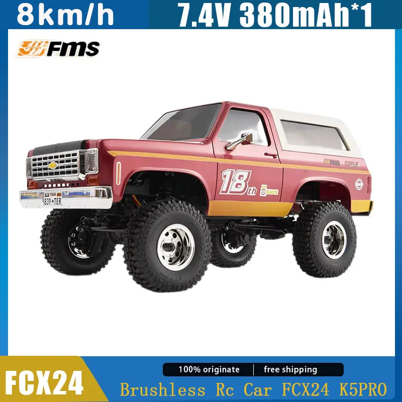 FMS Chevrolet FCX24 K5PRO Brushless Rc Car Model Car Toy K5 Blazer Blaze The Trails Off-Road Vehicle Monster Truck Lorry Gifts