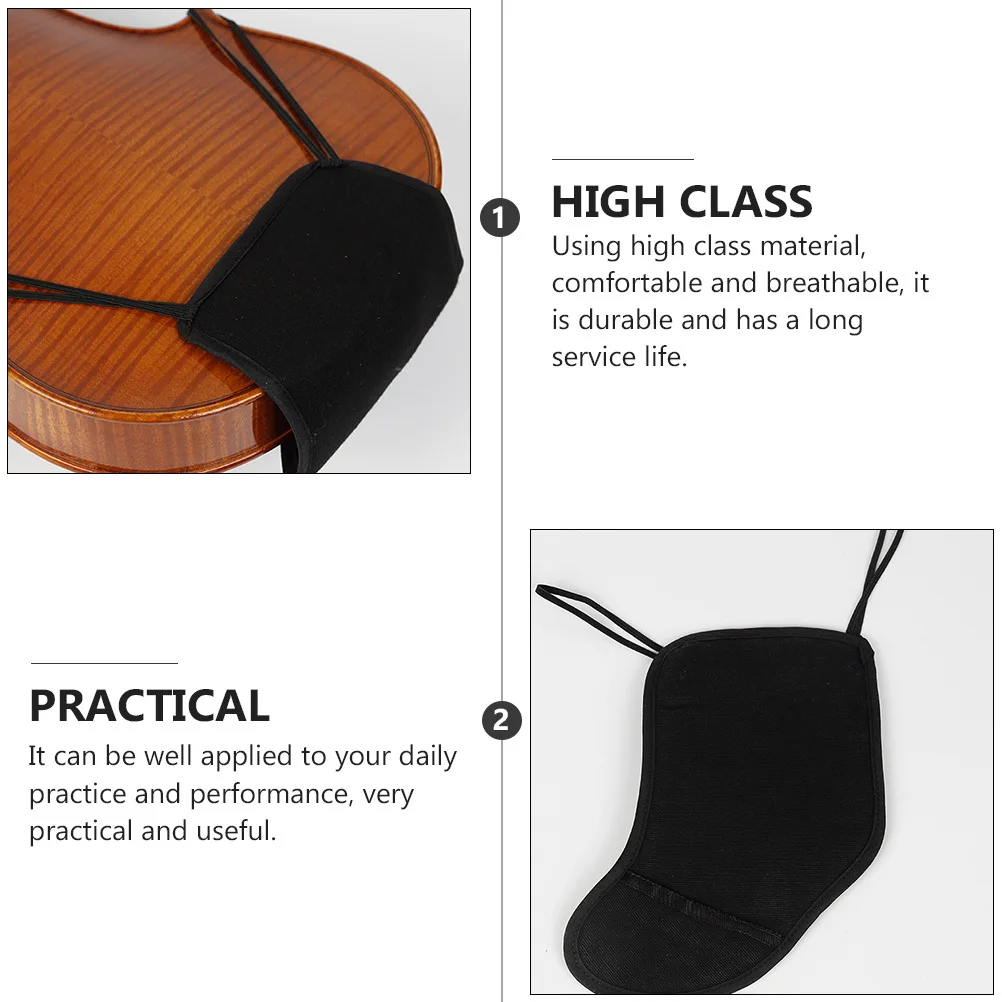 

Violin Chinrest Pad Soft Skin-Friendly Comfortable Chin Protection Multi-Function Shoulder Cushion Violin Accessory Instrument