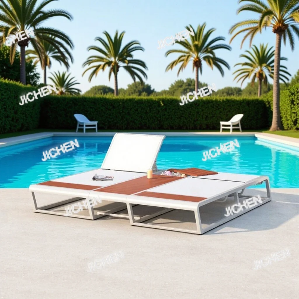 

ZQ Waterproof Sunscreen Villa Courtyard Hotel Garden Resort Outdoor Outdoor Sunbathing Lounges
