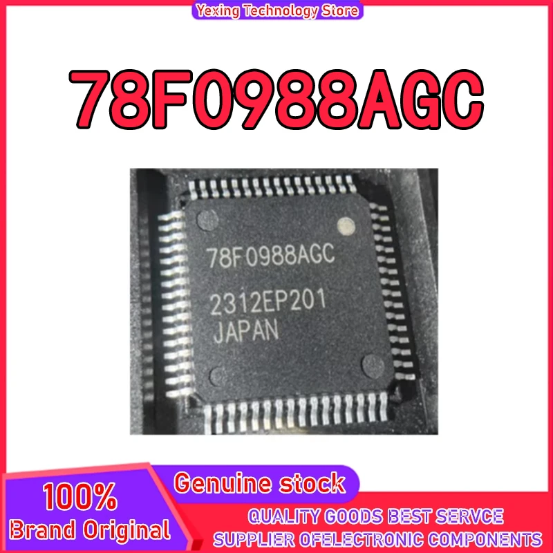 UPD78F0988AGC-8BS-A 78F0988AGC QFP64 IC رقاقة 100% جديد الأصلي في المخزون