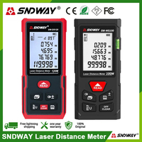 SNDWAY Laser Distance Meter SW-DS 50M 80M 100M 120M Digital Range Finder Electronic Laser Tape Trena Mini Rangefinder