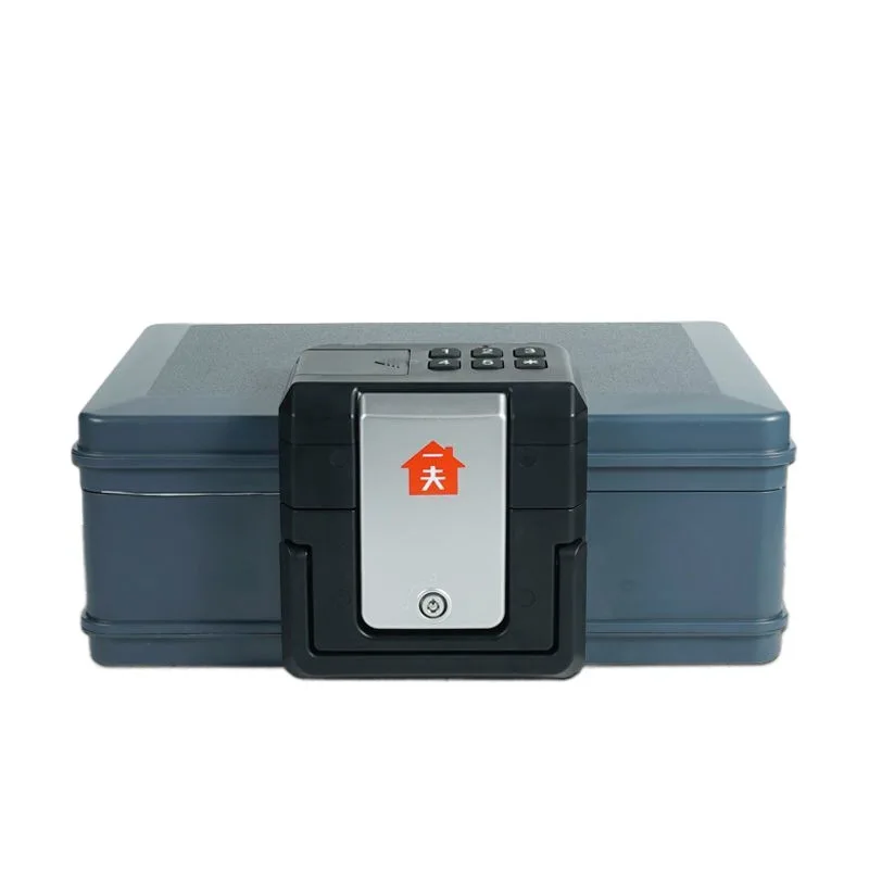 

Fireproof Waterproof Safe Box Office 4 Document Safe Deposit Box Portable Password Safe