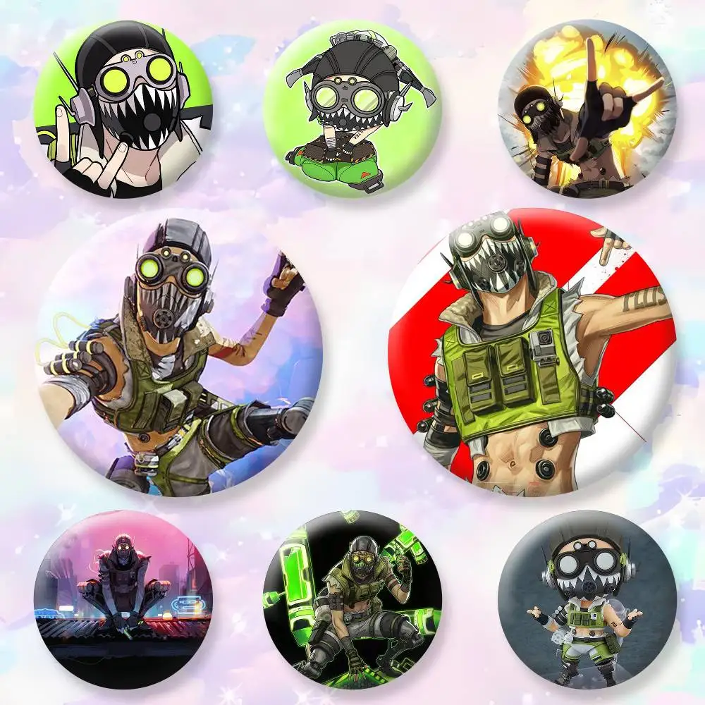 

cool Game Octane Apex Legends Badges Creative Tinplate Button PinsBrooch Badge Clothes Backpack