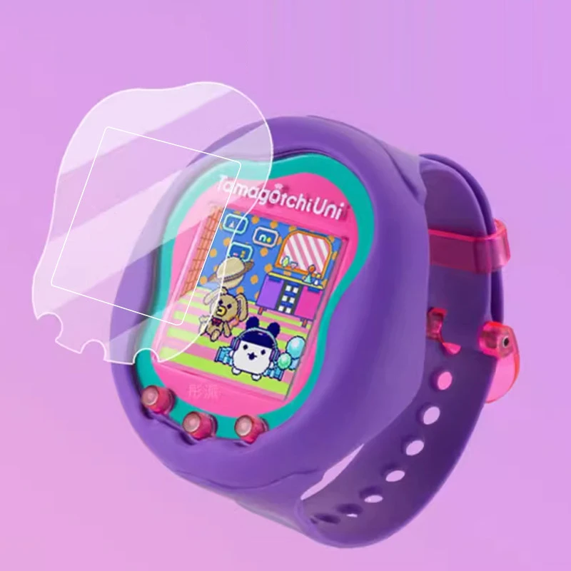 3 Stück TPU Soft Hydrogel Clear Schutzfolie für Tamagotchi Uni Panel Display Vollbildschutz Zubehör