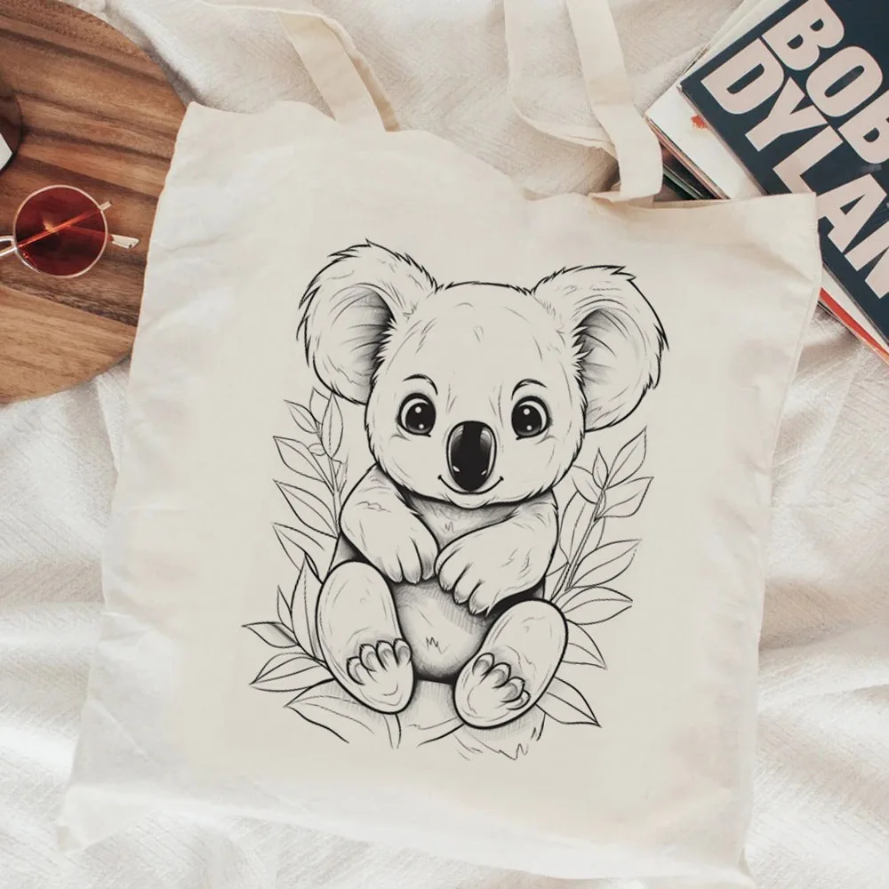 

Koala shopping bag eco handbag grocery shopping bolsa bolsas de tela bag bolsas ecologicas foldable fabric sac toile