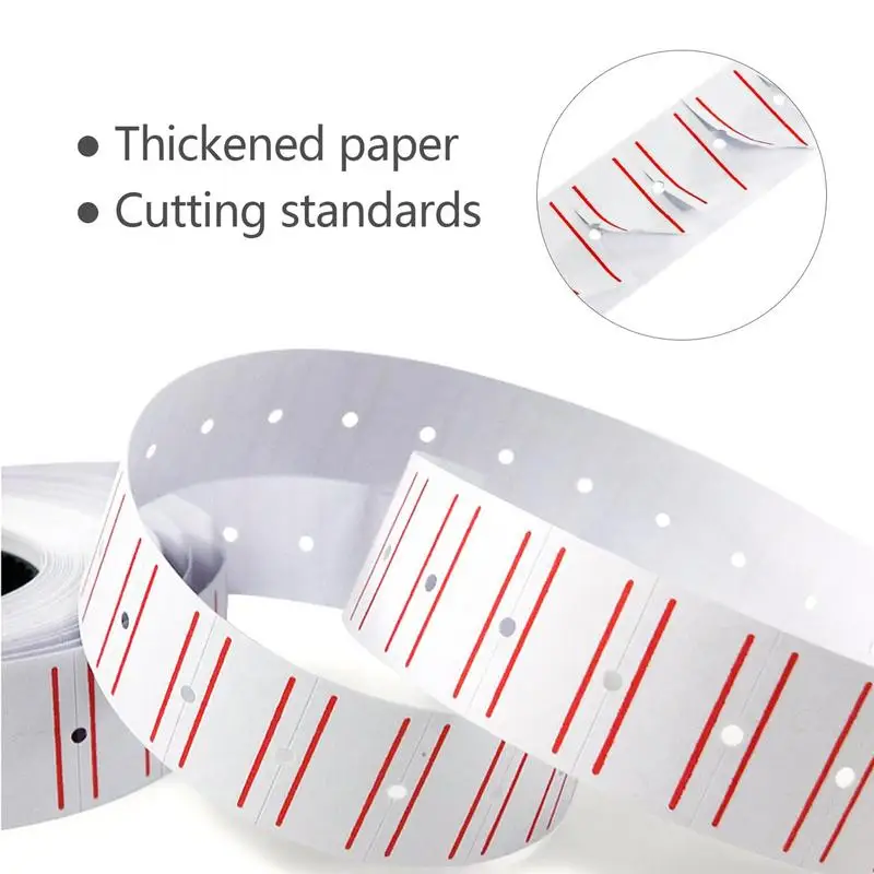 ملصقات ملصقات ترميز 10 لفات علامات بيع منتجات غذائية علامات بيع ملصقات قابلة للطباعة متعددة الاستخدامات للاستخدام لمخبز متجر الملابس