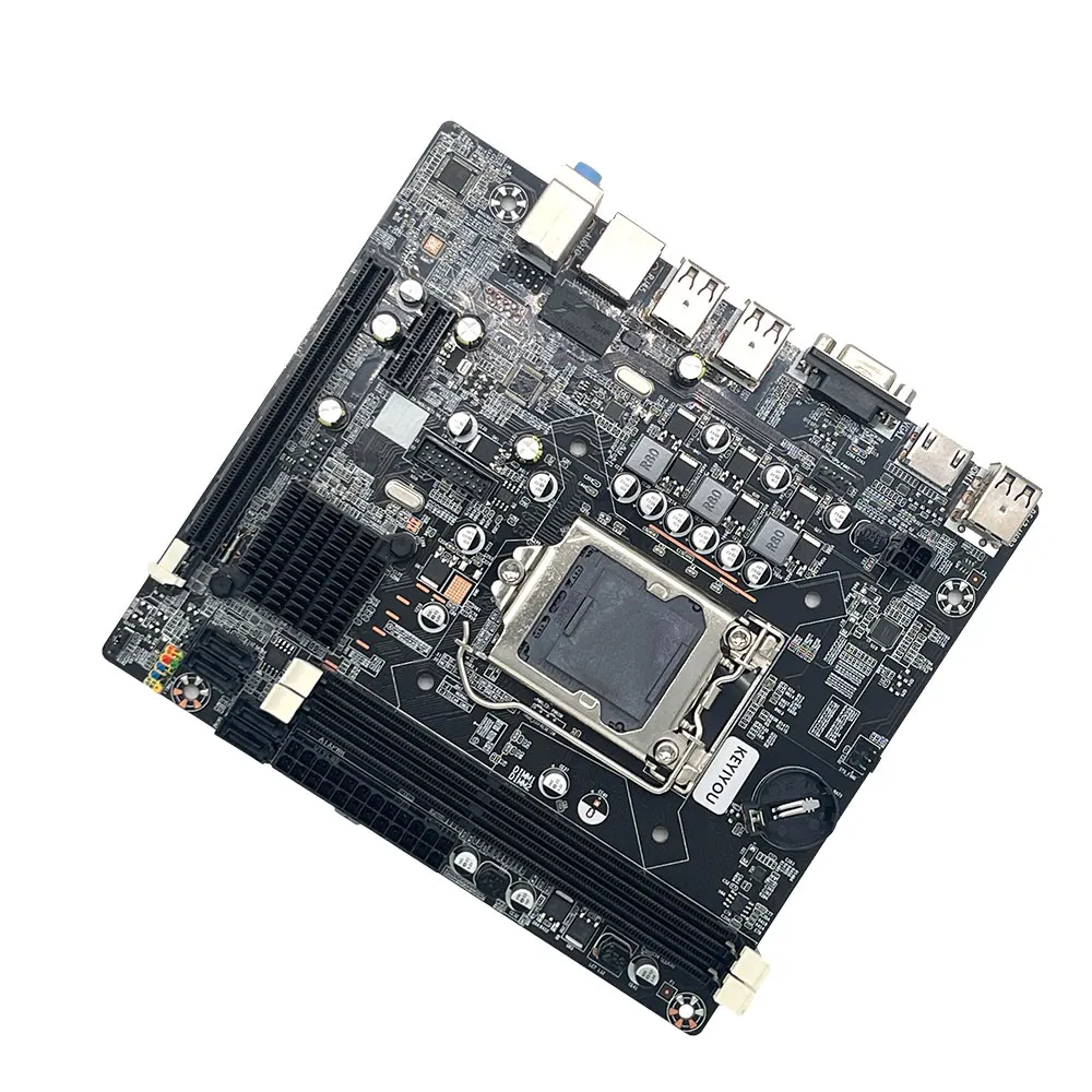 Imagem -06 - Placa-mãe do Desktop do Keyiyou-h61 Memória Lga1155 Ddr3 8g 1600 Placa-mãe com Núcleo i3 3240 Vga Hdmi