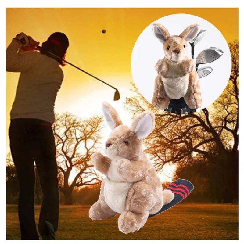 Funny Animal Golf Woods Headcovers with Long Neck Durable Golf Head Covers for Fairway Woods Accessories Women Golfer Gifts