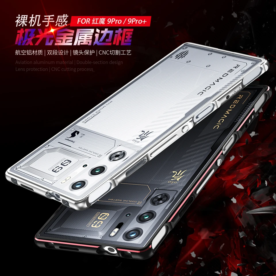 Fashion Bumper Case for ZTE nubia Red Magic 9 Pro Plus Case Luxury