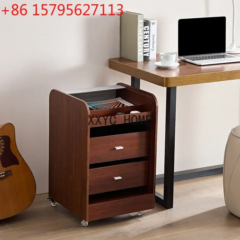 

Прикроватная тумба в скандинавском стиле, минималистичная, с раздвижными дверцами, для спальни, тумба для хранения, тумба под телевизор, мебель