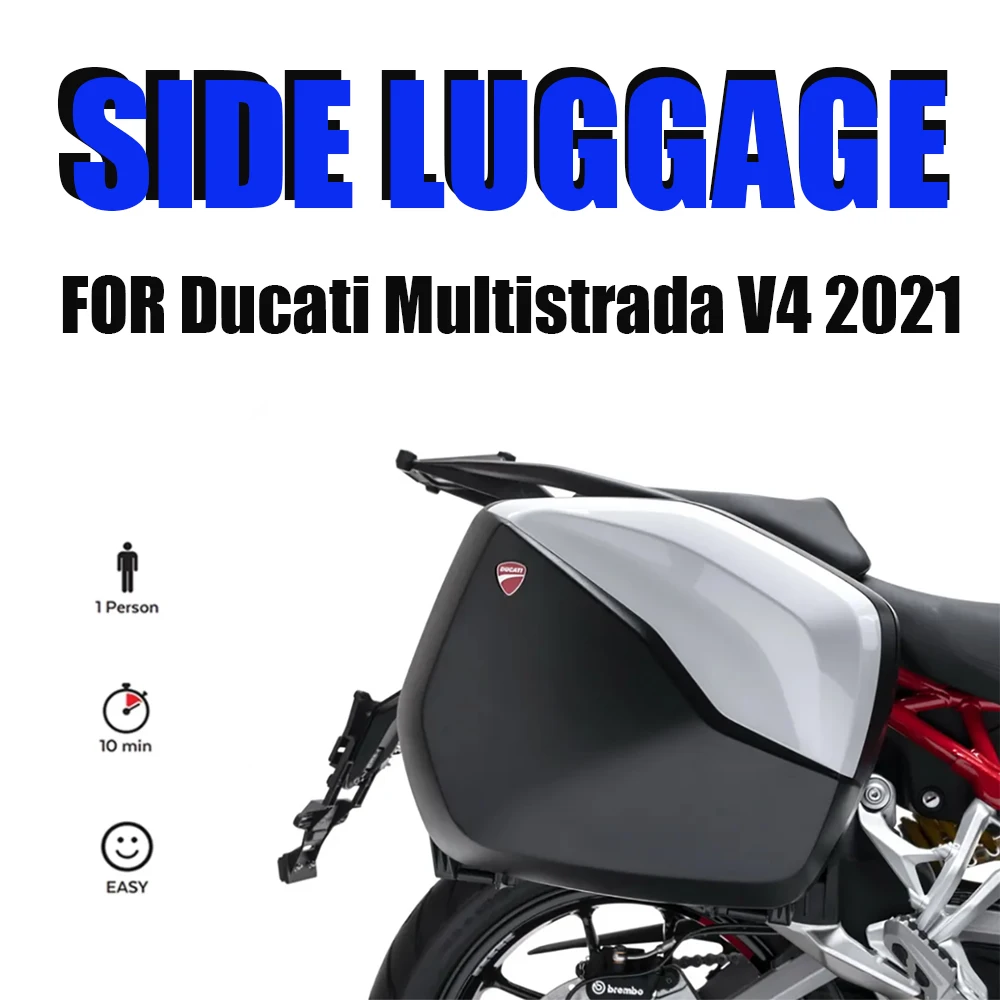 

2021 New Motorcycle Expandable Black Red Pannier Liners Bags Inner Bags For DUCATI MULTISTRADA V4 S 2021