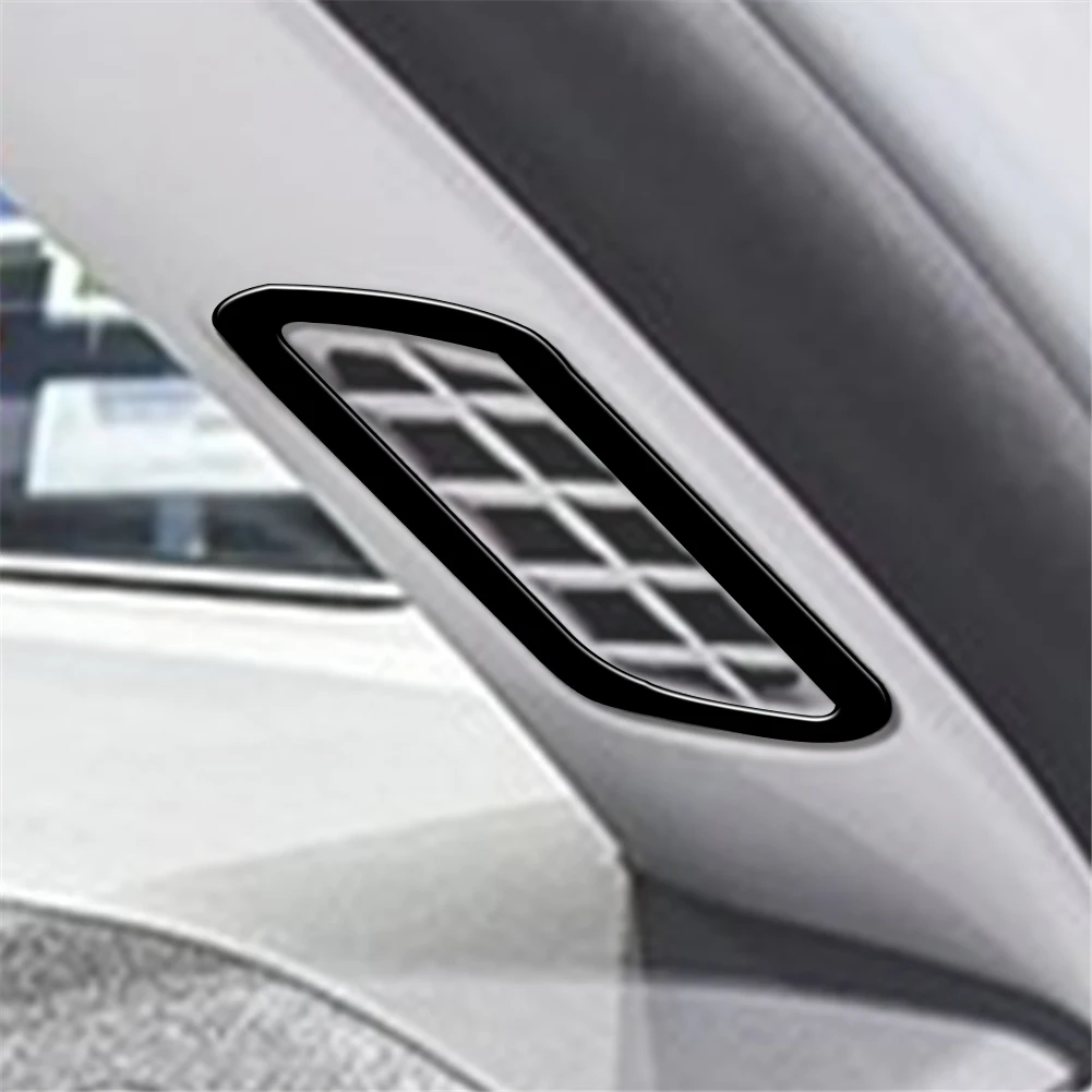 For Ford Mustang Mach-E 2021-2022 Brand New ABS Gloss Black Stickers Set 16 Pcs Car Interior Accessories