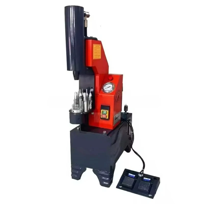 

Hot Sale Fully Automatic Auto Repair Special Pneumatic Brake Pads Shoe Electric Hydraulic Riveting Machine 20t Capacity Steel