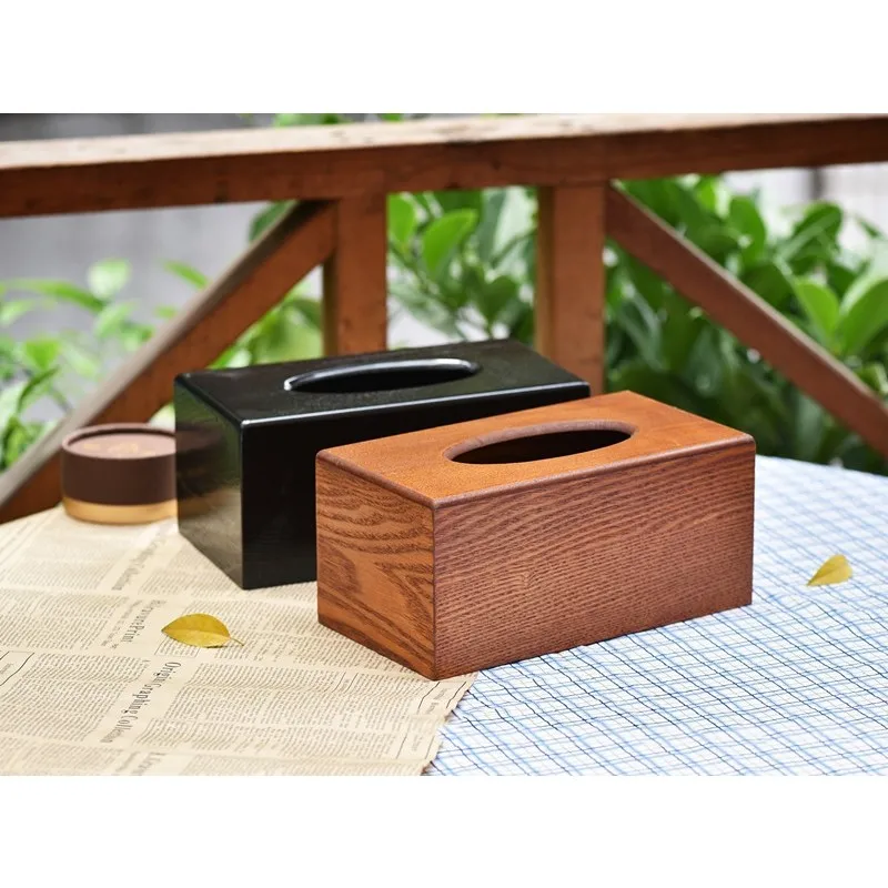 

GYTB-Многофункциональная деревянная коробка для салфеток для автомобиля и ресторана - Держатель для салфеток из массива дерева для креативного дизайна гостиной