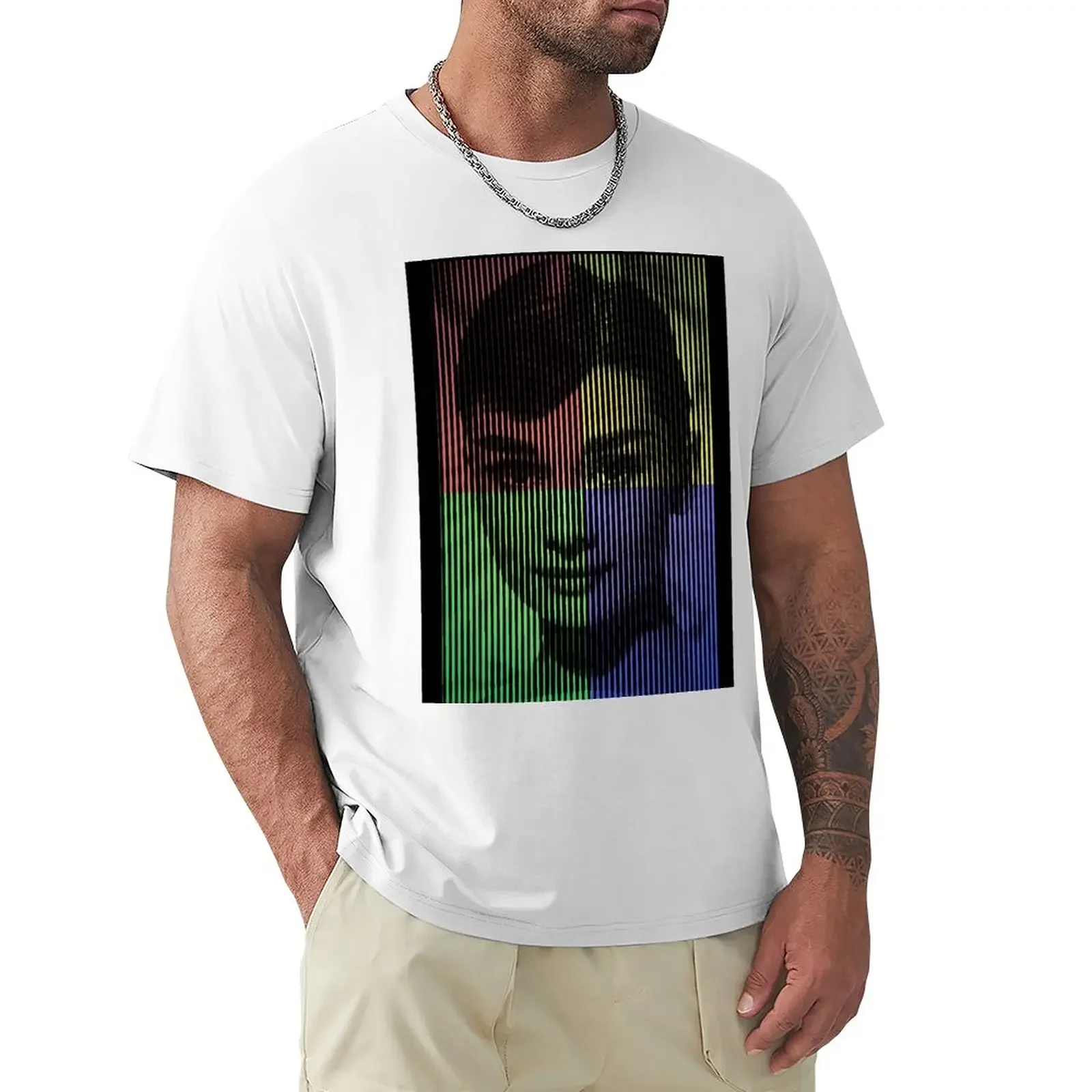 

Audrey Hepburn Move Star Pop Art - 001 T-Shirt tops summer top vintage clothes men graphic t shirts