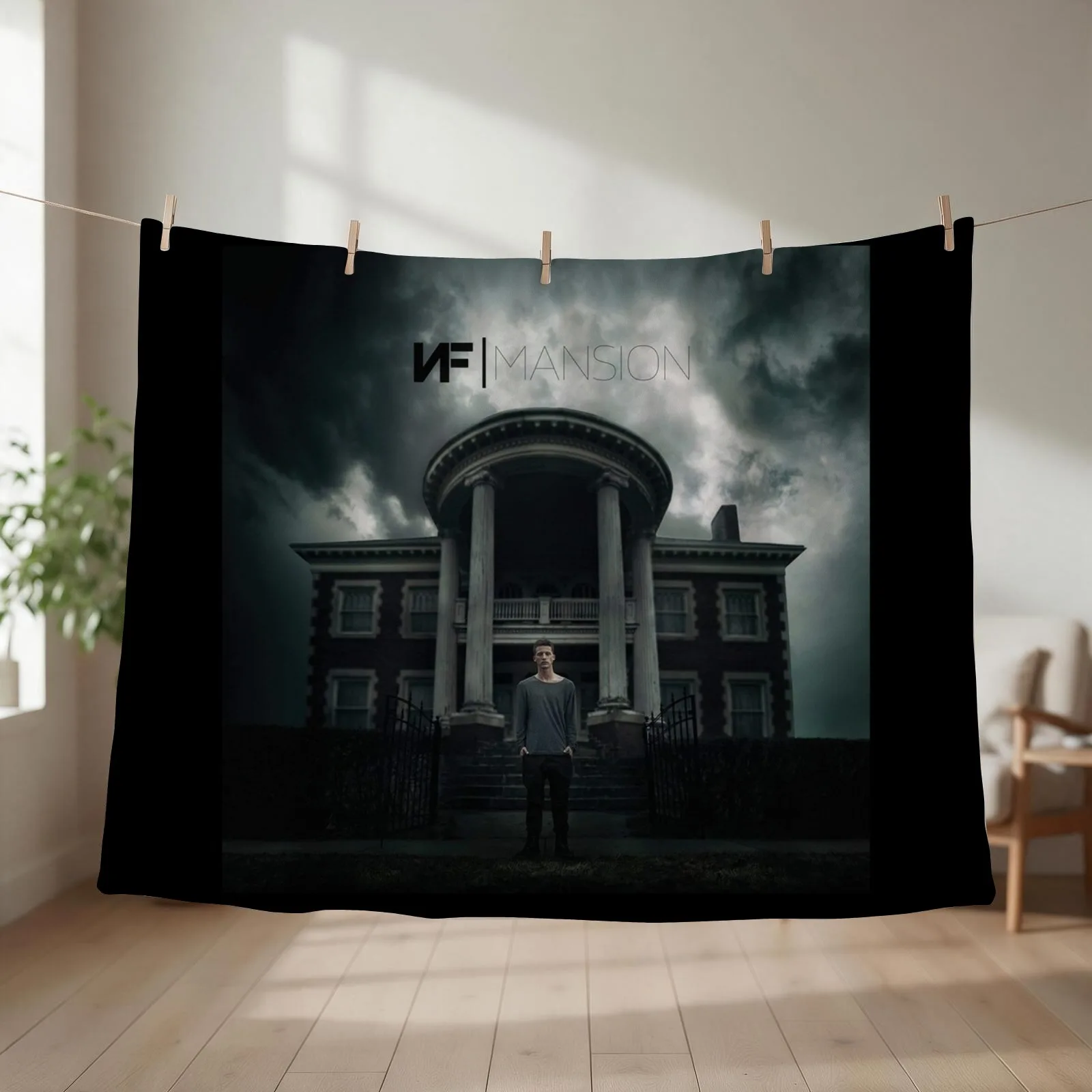 Mansion Throw Blanket couch cozy soft plush fuzzy picnic outdoor blanket