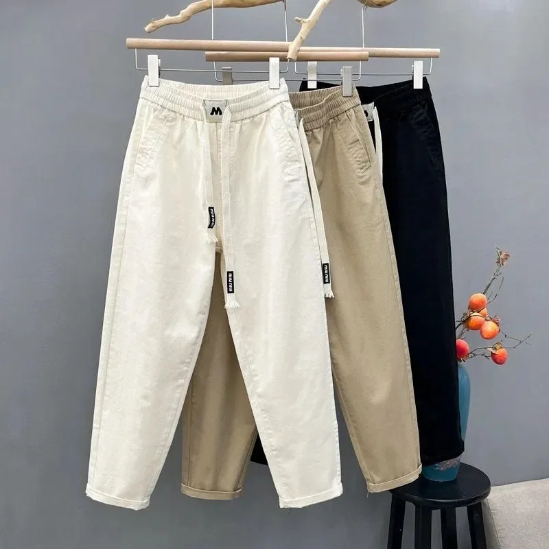 

Ladies High Waist Dad's Jeans Women Large Size 4XL Casual Denim Pantalons Spring Autumn Female Loose Elasticity Cowboy Pants