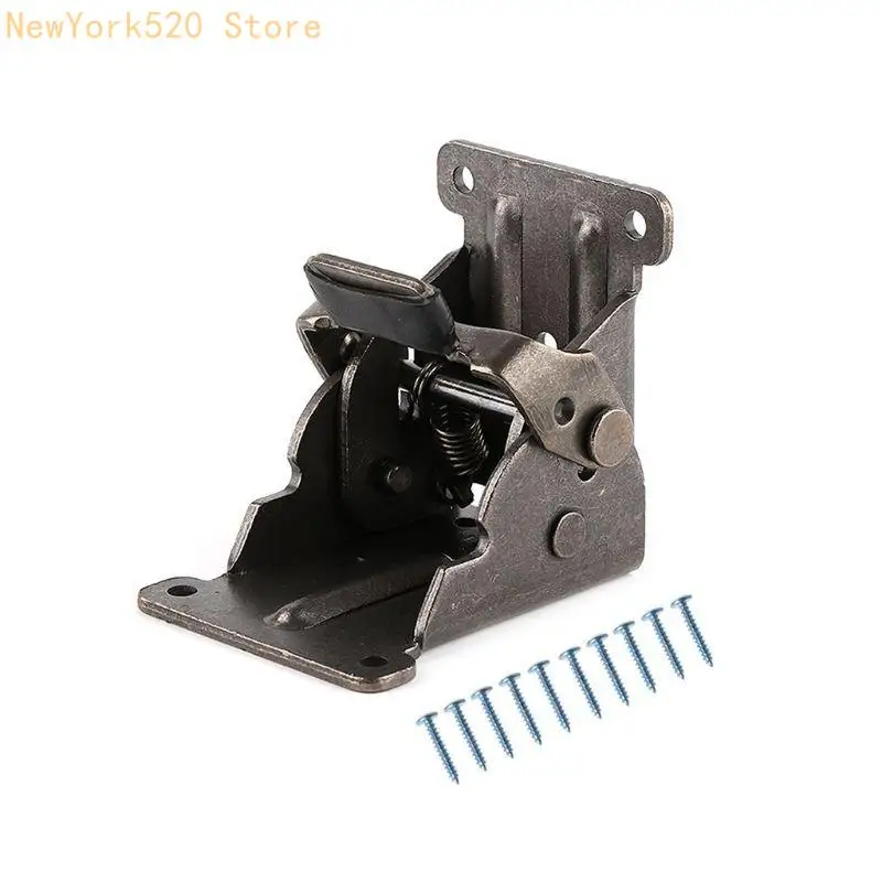 90° Folding Extension Bracket Self-locking Hinge for Tables Workbench Chair Beds N84C