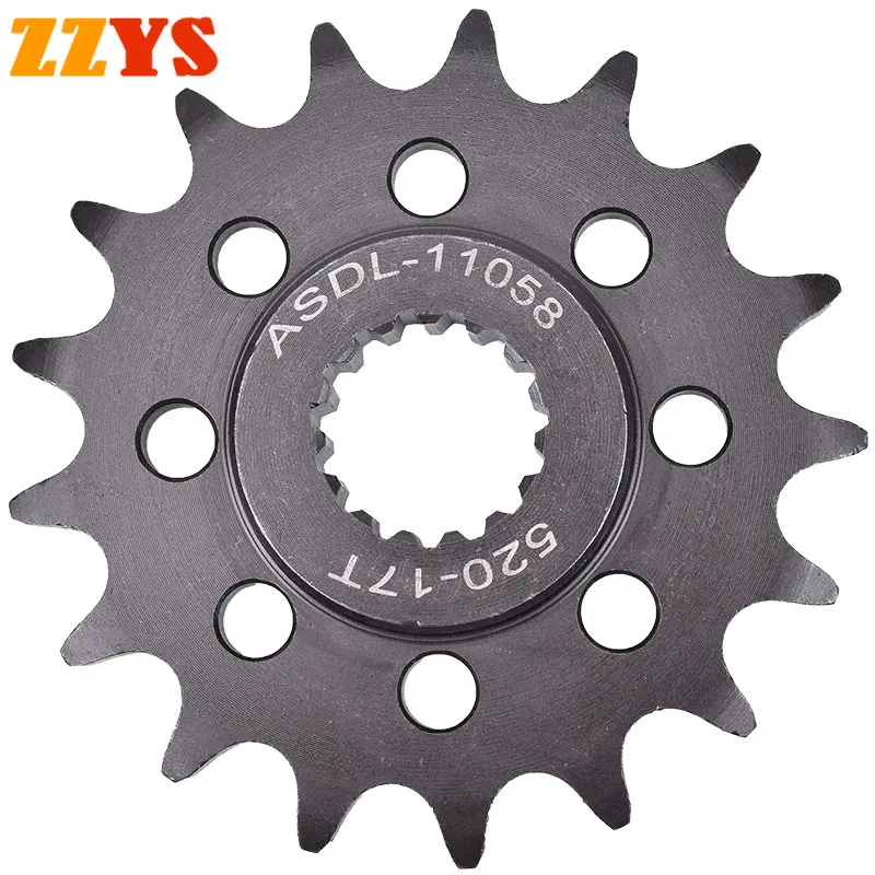 520 15T 16T 17T Tooth Front Sprocket Gear Wheel Cam For KT/M 790 Adventure 2019 2020 790 Adventure R Rally Du/ke 790 2018 19 20