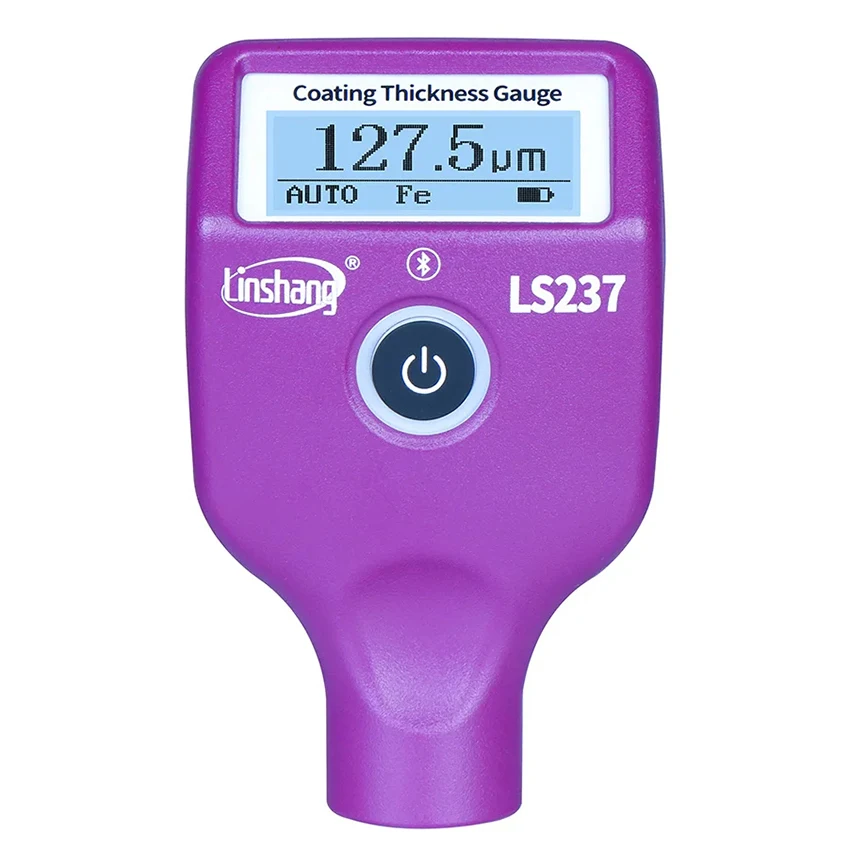 Car Paint Coating Espessura Medidor com Função Bluetooth Auto Medidor de Espessura Faixa 3500um com Tipo-c Ls237