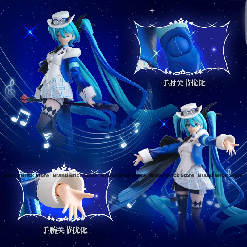 Blokees Hatsune Miku Blocs de construction Édition Miracle Modèles à assembler Figurines d'action Décorations de collection Cadeaux de fêtes