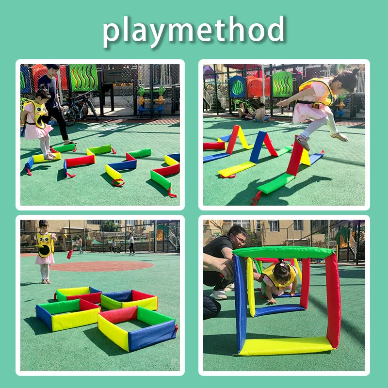 1/3Pcs Folding Jumping Lattice - Children's Outdoor Indoor Early Education Sports Exercise Props Sensory Integration Fun Games