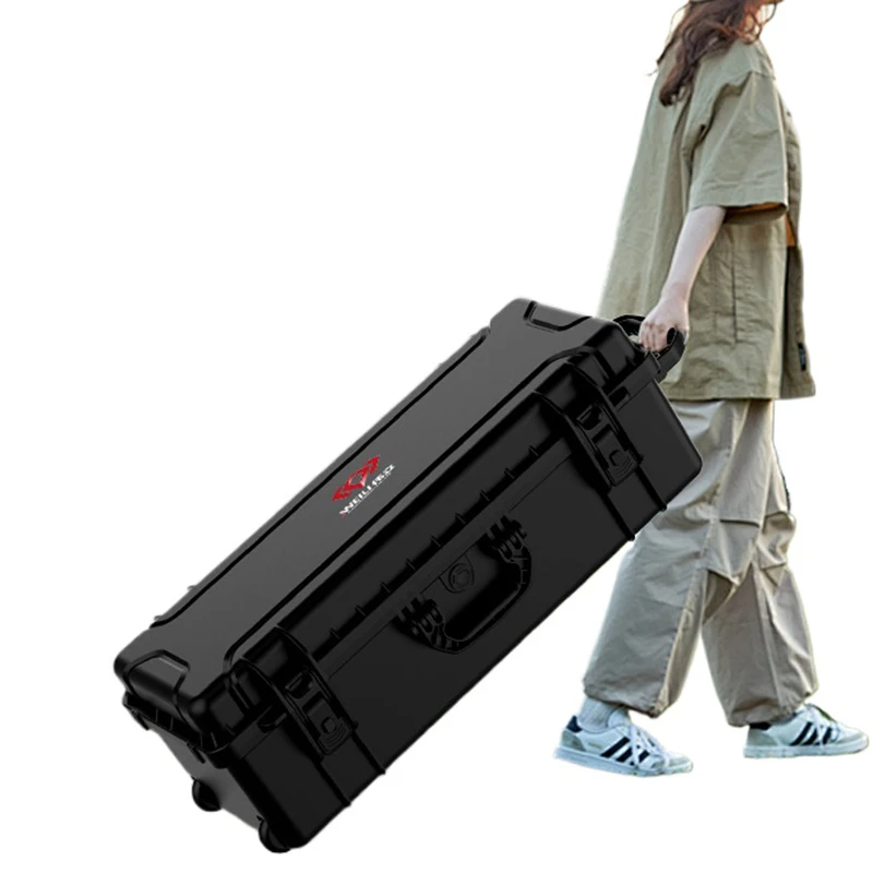 防水ツールケース屋外ハードケースツール収納ボックスポータブル専門機器収納ボックスホイール付き大型ツールボックス