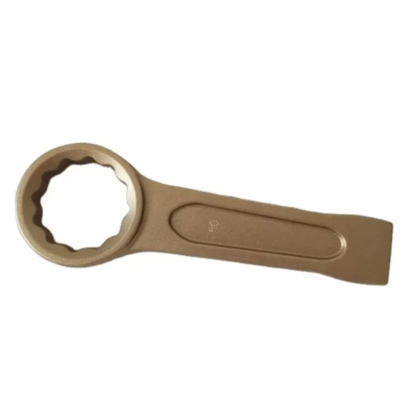 Non Sparking Tools Aluminum Bronze Slogging Ring Wrench 26mm  Suitable for various fields