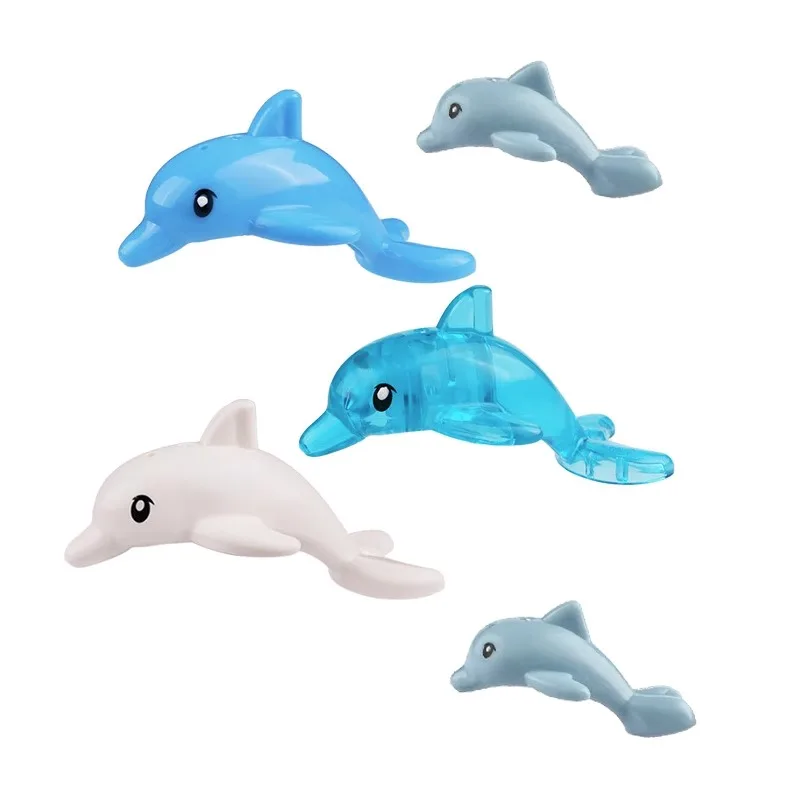 

MOC Small Particle 13392 Dolphin Marine Animal Series Scene Decoration Accessories Toy About 4CM Compatible with LEGO