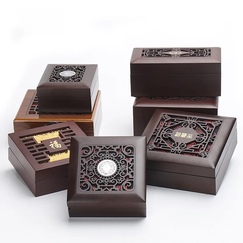 

Деревянная шкатулка для драгоценностей Изумрудный браслет Футляр для хранения лаковой посуды Коробка для рисования Ожерелье-органайзер Коробка для безделушек для Faion Acc...