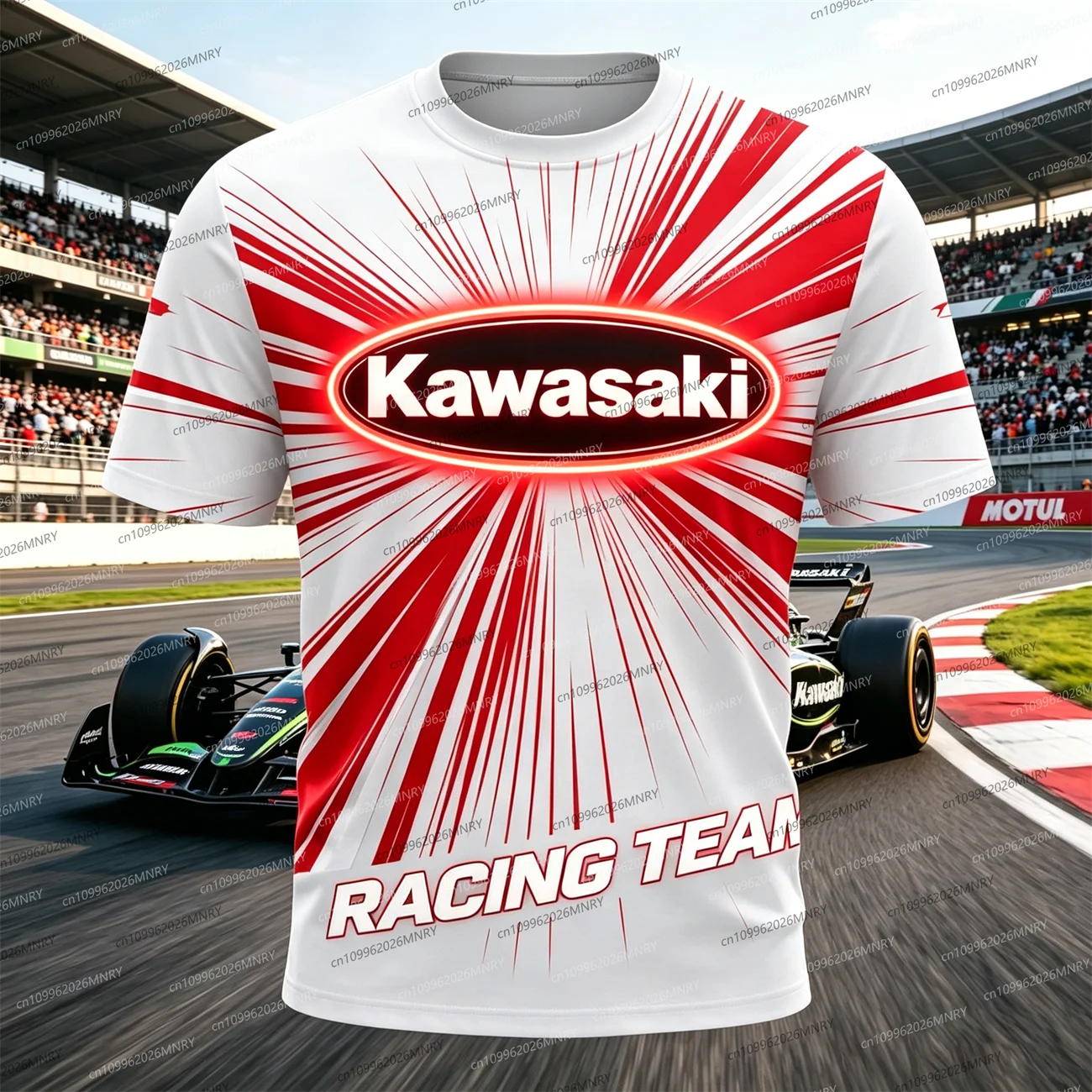 

Kawasaki Motorcycle Racer Riding t shirt for man Summer men Short Sleeve Women T-Shirt Oversized Clothing Tops Men's clothing