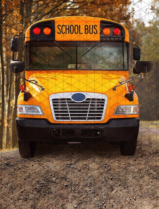 

Johnson Country School bus backdrops High quality computer print children kids Photography Studio Backgrounds