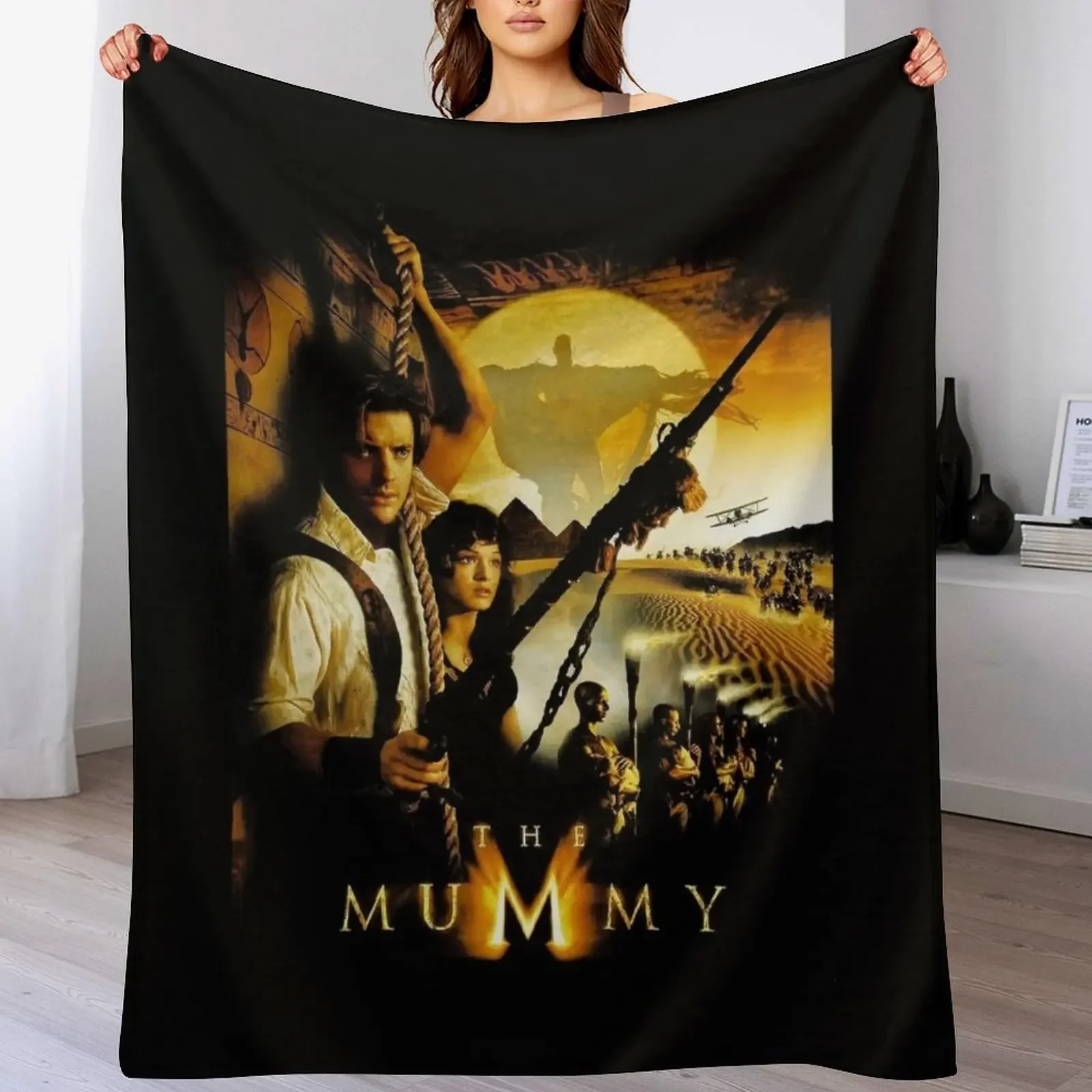 New Vintage The Mummy More Like the Daddy Throw Blanket Soft Plush Blanket as Housewarming Gift