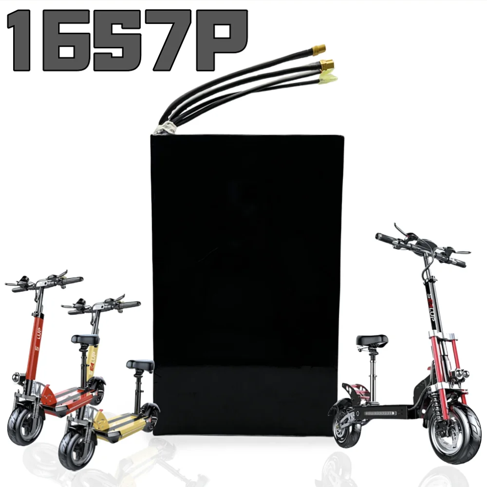 21700 Power Battery 16S7P 60V 33.6Ah/33600mAh Rechargeable Lithium Battery Pack Built-in BMS For Dual Drive Scooter Battery