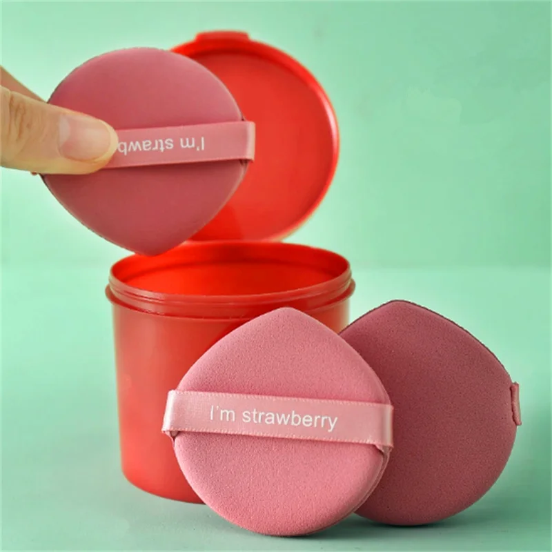 Zestaw gąbek do makijażu z super miękką poduszką powietrzną, dwufunkcyjne puszki do pudru, podkładu i kremu BB zapewniające gładkie aplikację.