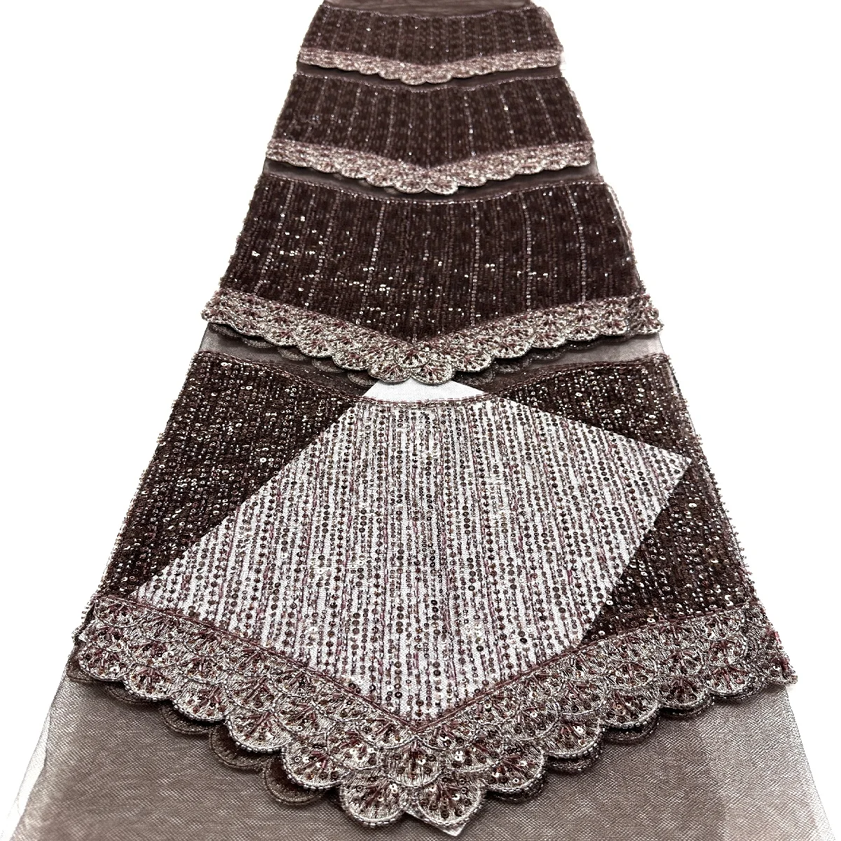 Tessuto in Tulle di Velluto Af - Velvet Fabric Embroidery recensione e prezzo