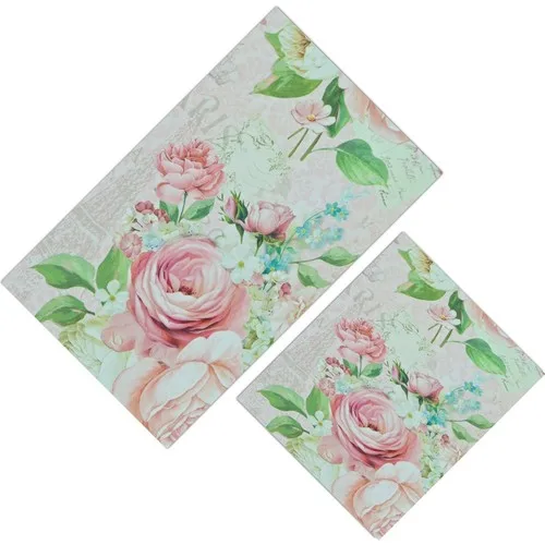 Cici Design Vintage Style Big Rose Pattern Closet Takımı-60x100-50x60