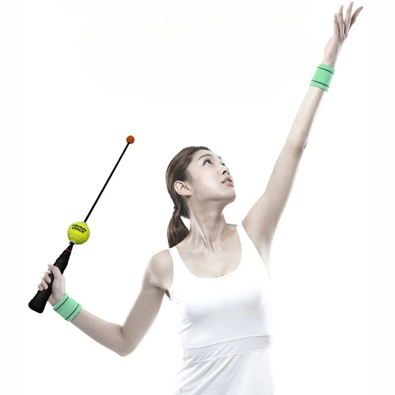 

Professional Tennis Racket Head Release Trainer Beginner Swing Practice Device Durable Swings Trainer Portable Sports Equipment