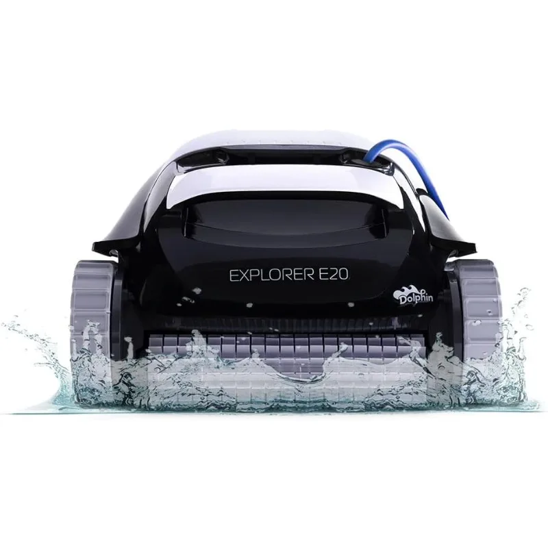 Dolphin (2024 Model) Explorer E20 Automatic Robotic Pool Vacuum Cleaner, Wall Climbing, Active Scrubber Brush