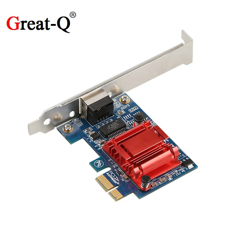 Built-in Gigabit network card wired network card Broadcom 5751 chip diskless server network card 10/100/1000Mbps PCIE card