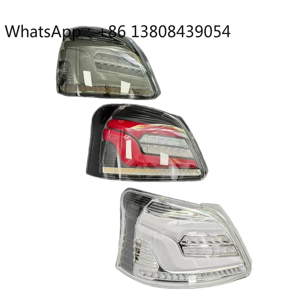 Applicable to 2007-2013 for Toyota Vios Tail Light Modification LED Running Light Brake Light Flowing Turn Signal